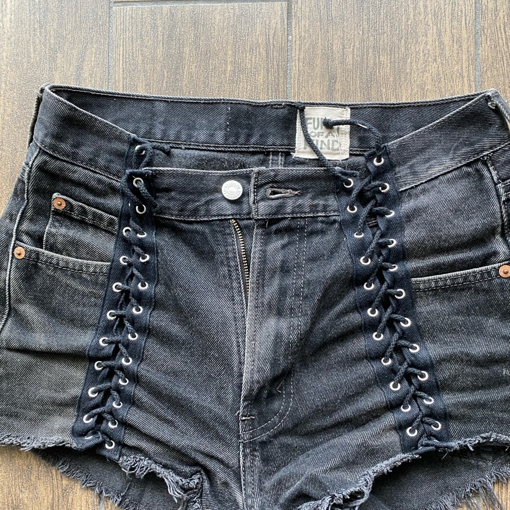Furst of A Kind High Waisted Denim Shorts